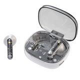 LY80 Wireless Bluetooth Earbuds | HiFi Stereo Sound, ENC Noise Cancellation, Fast Charging, IP7 Waterproof, Touch Control, Transparent Design with Mic