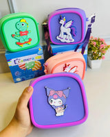 Multicolor Silicone Sling Bag – Stylish & Kid-Friendly! 🎒✨