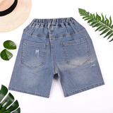 Girls' Distressed Denim Shorts