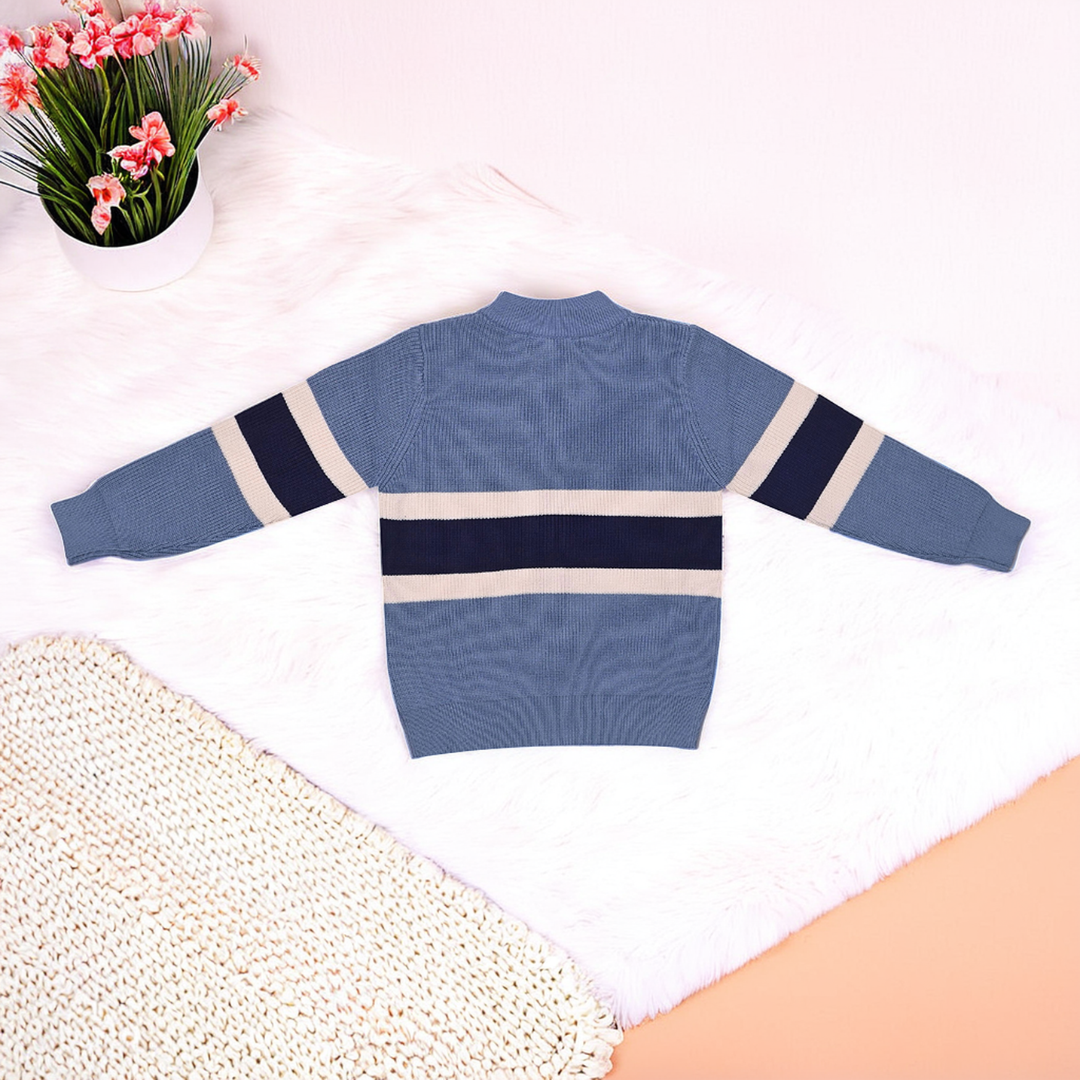 Kids' Full-Zip Winter Jacket - Sky Blue