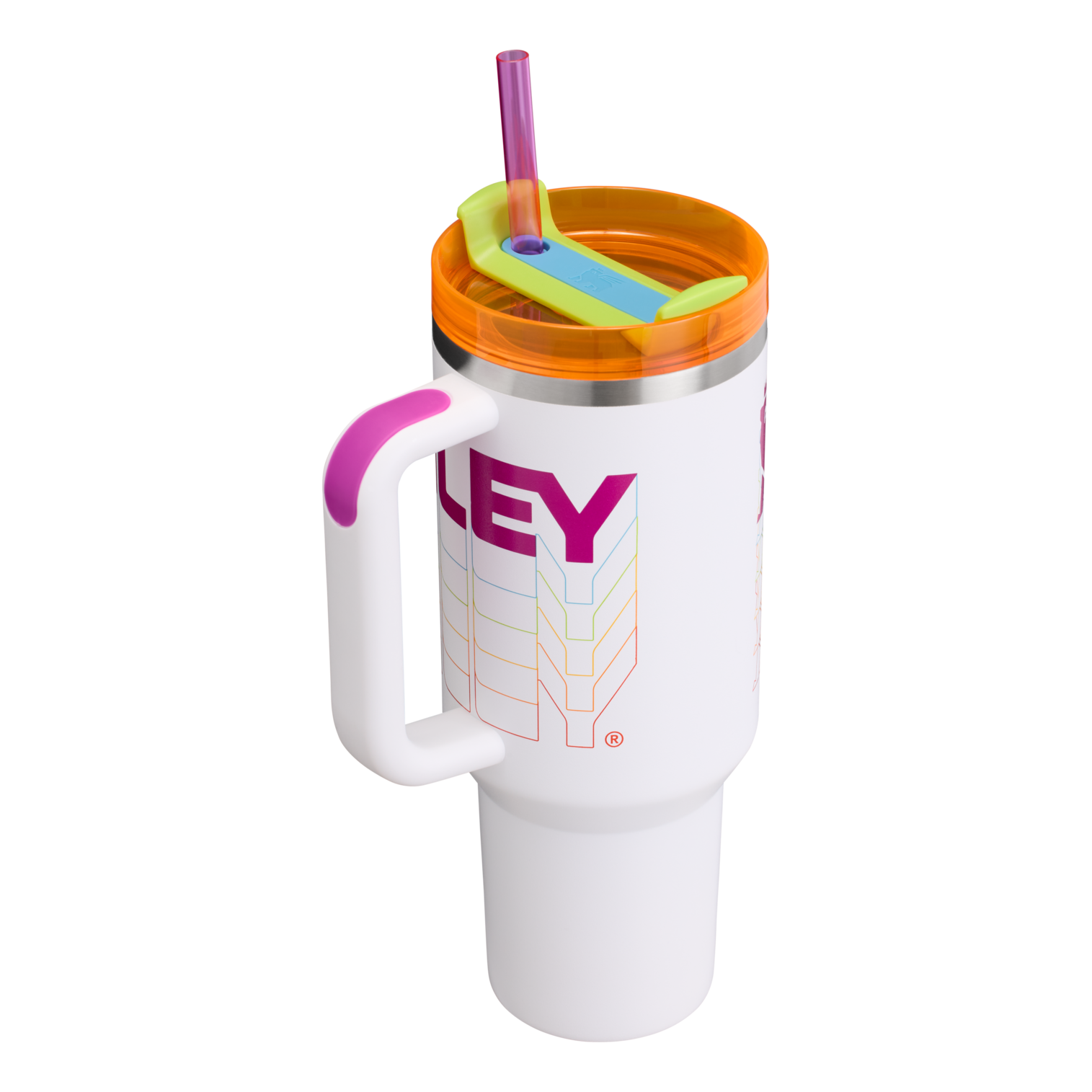Stanley Reverb Quencher H2.0 FlowState™ Tumbler | 40 oz – Vivid Violet, Black, Frost, Azure