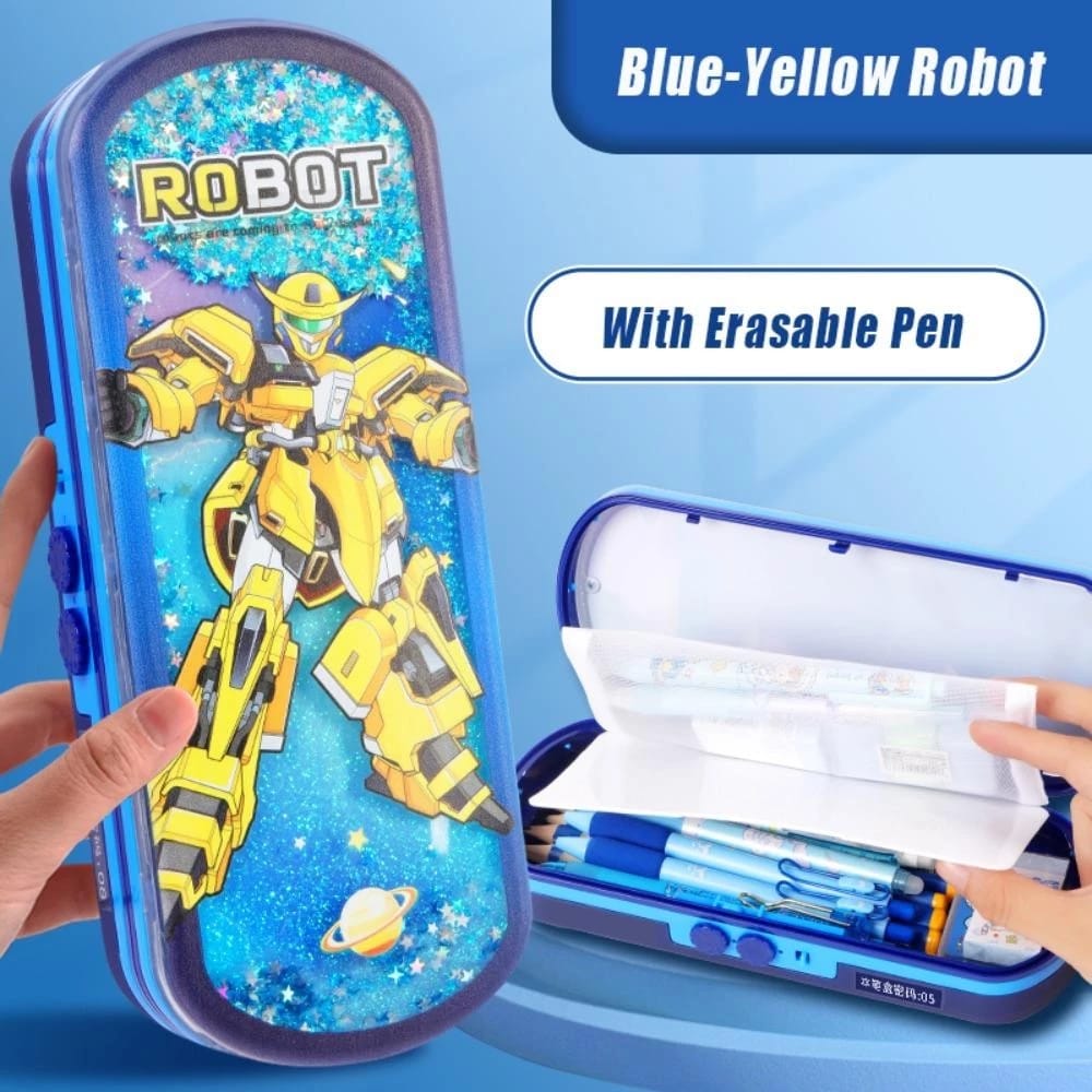 Robot – A stylish pencil case featuring a robot design, perfect for kids.