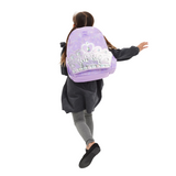 👑✨ Smiggle x Disney Junior Princess Hoodie Backpack – Lilac | Approx. 13.5L Capacity | 14.4 Inches | 3Y+