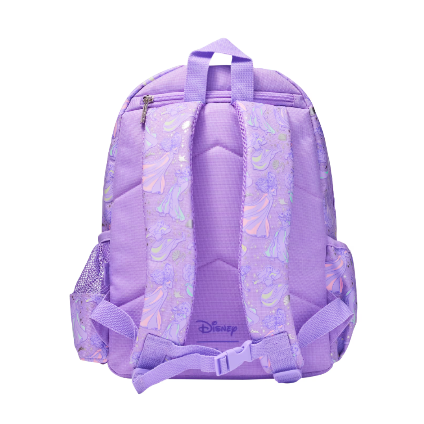 👑✨ Smiggle x Disney Junior Princess Hoodie Backpack – Lilac | Approx. 13.5L Capacity | 14.4 Inches | 3Y+