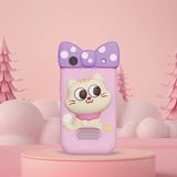 Kids Smartphone with 360° Rotating Camera – Cute Cat Design | Photo & Video Camera for Children