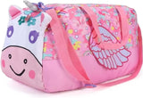 Kids Duffle Bag – Unicorn & Mermaid Design | Large Travel, Gym, and Sports Bag for Girls & Boys | Weekender Overnight Bag for Kids & Teenagers