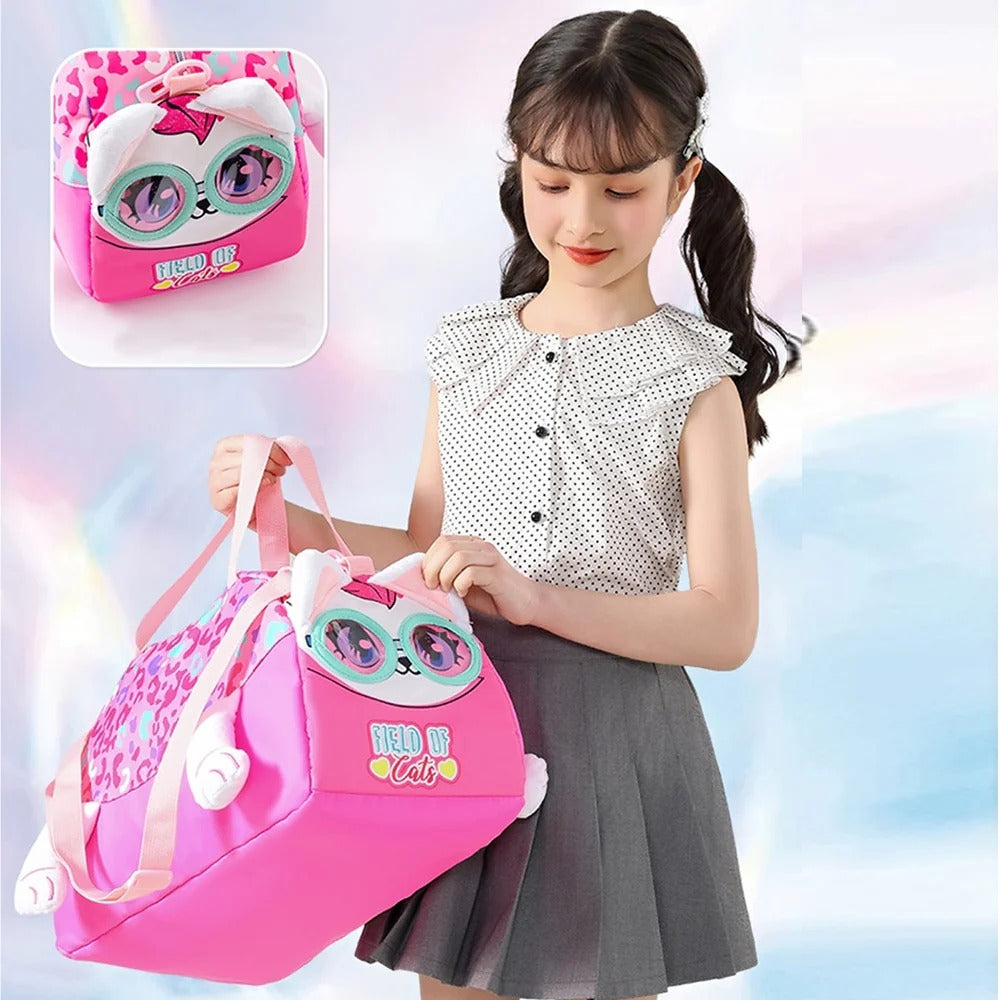 Kids Duffle Bag – Unicorn & Mermaid Design | Large Travel, Gym, and Sports Bag for Girls & Boys | Weekender Overnight Bag for Kids & Teenagers