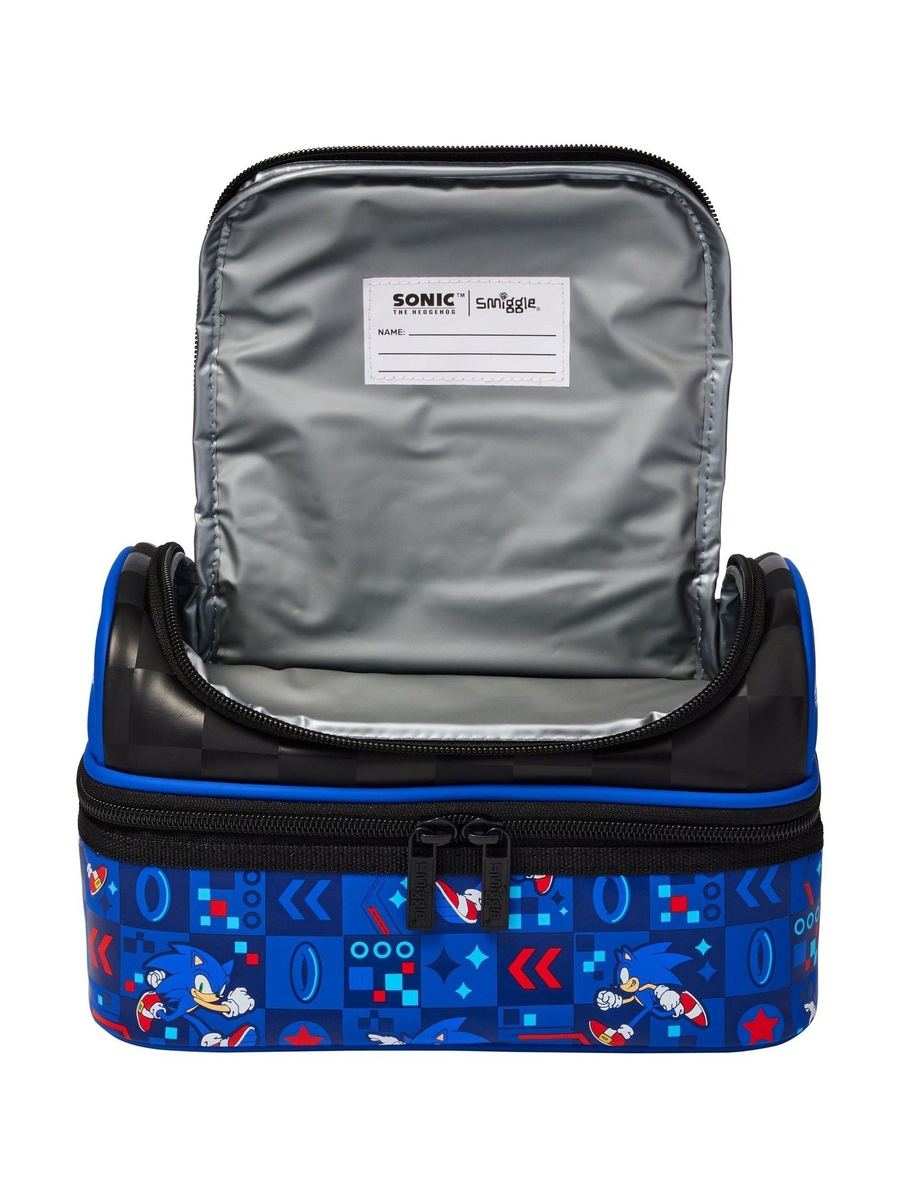 Smiggle x Sonic the Hedgehog Double Decker Lunchbox