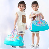 Kids Duffle Bag – Unicorn & Mermaid Design | Large Travel, Gym, and Sports Bag for Girls & Boys | Weekender Overnight Bag for Kids & Teenagers