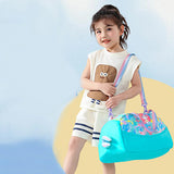 Kids Duffle Bag – Unicorn & Mermaid Design | Large Travel, Gym, and Sports Bag for Girls & Boys | Weekender Overnight Bag for Kids & Teenagers