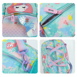 Kids Duffle Bag – Unicorn & Mermaid Design | Large Travel, Gym, and Sports Bag for Girls & Boys | Weekender Overnight Bag for Kids & Teenagers