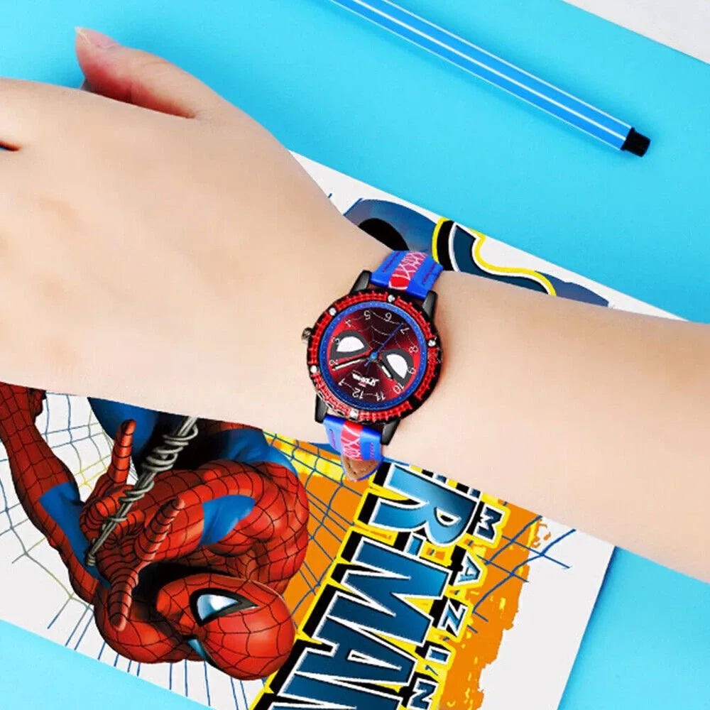 Spiderman Kids Watch ✧ Boys Girls Electronic Wrist Watches ✧ Cartoon Birthday Gift