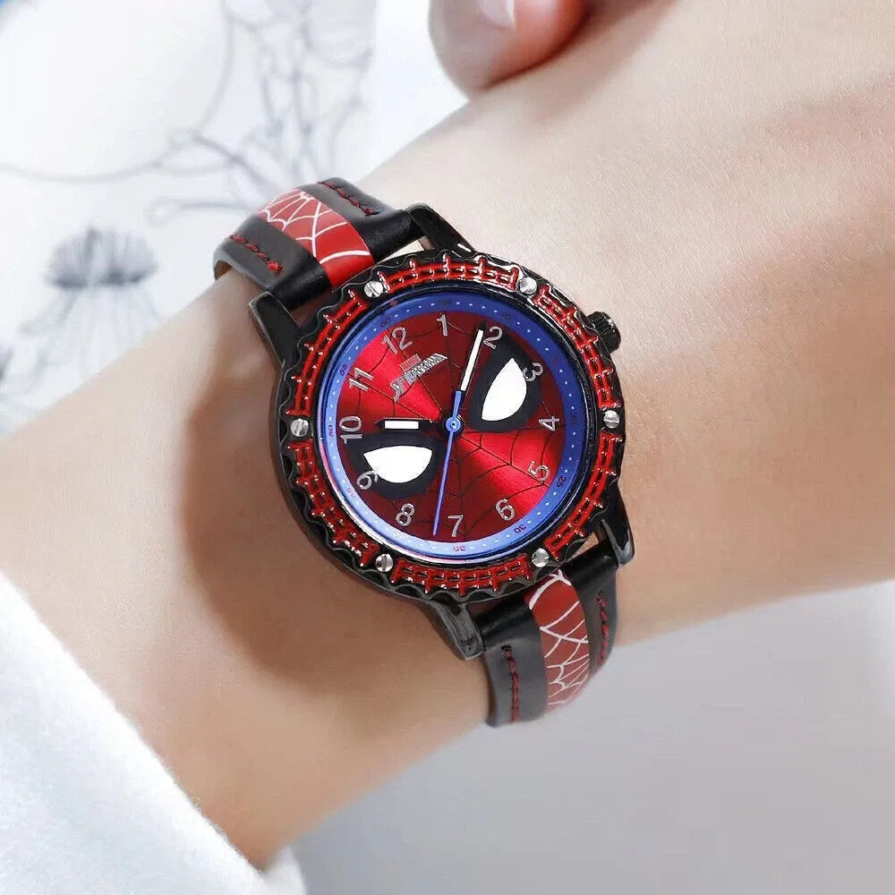 Spiderman Kids Watch ✧ Boys Girls Electronic Wrist Watches ✧ Cartoon Birthday Gift
