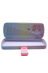 "Cute Glitter Lock Pencil Cases – Unicorn, Princess & Astronaut Designs"