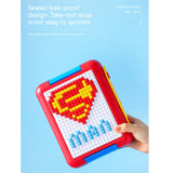 Blocks Design Lunch Box – 800ml | Red & Yellow Color