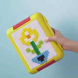 Blocks Design Lunch Box – 800ml | Red & Yellow Color