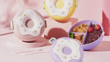 Donut Shaped Double Insulated Lunch Box – 3-Compartment
