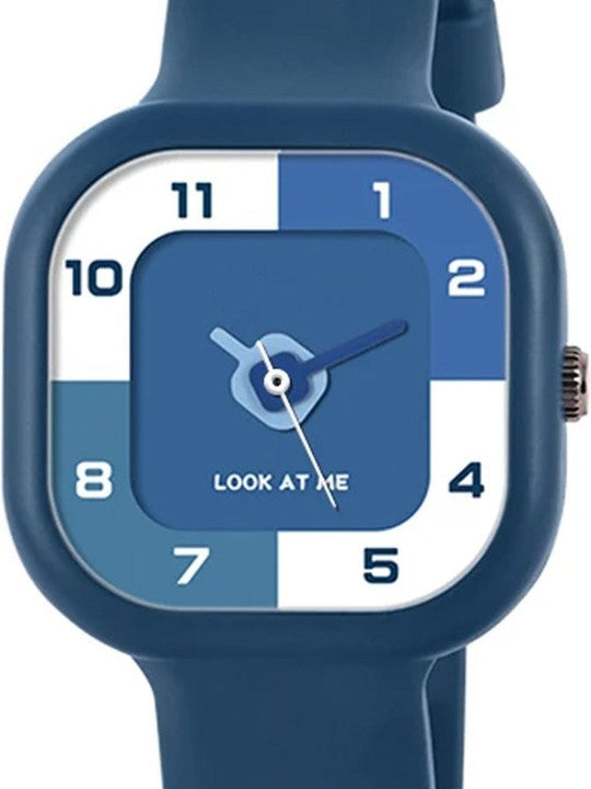 Unisex Kids Dial & Straps Analogue Watch Blue