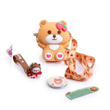 Adorable Teddy Bear Sling Bag for Kids