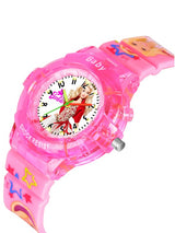 Girls Printed Dial & Straps Analogue Watch Barbie LightPink