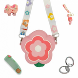 Silicone Flower Sling Mini Bag for Kids - Perfect Accessory for Little Fashionistas