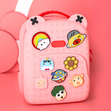 Water Resistant Stylish Durable School Bag with DIY Patches