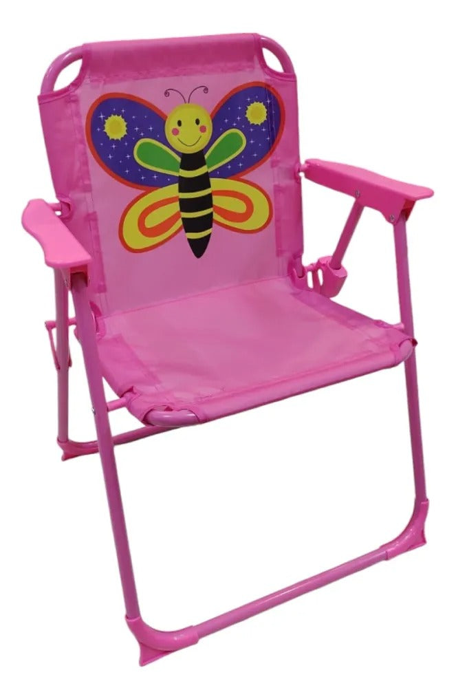 Kids Folding Chair with Cartoon Print – Lightweight & Portable Chair for Toddlers | Multipurpose Study, Feeding & Play Chair for Boys & Girls (Multiple Colors & Designs)