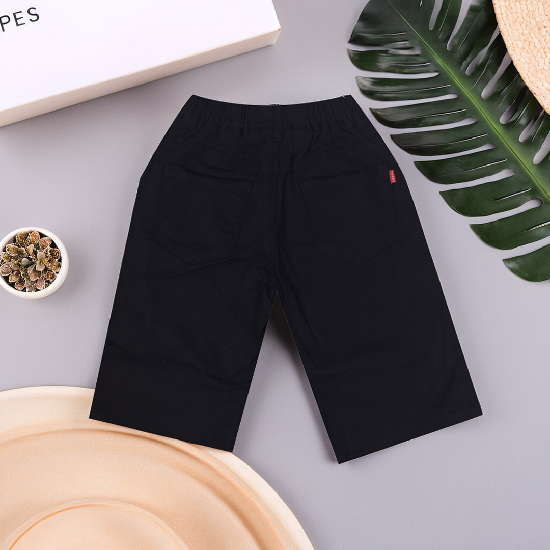 Girls' Distressed Black Denim Jeans