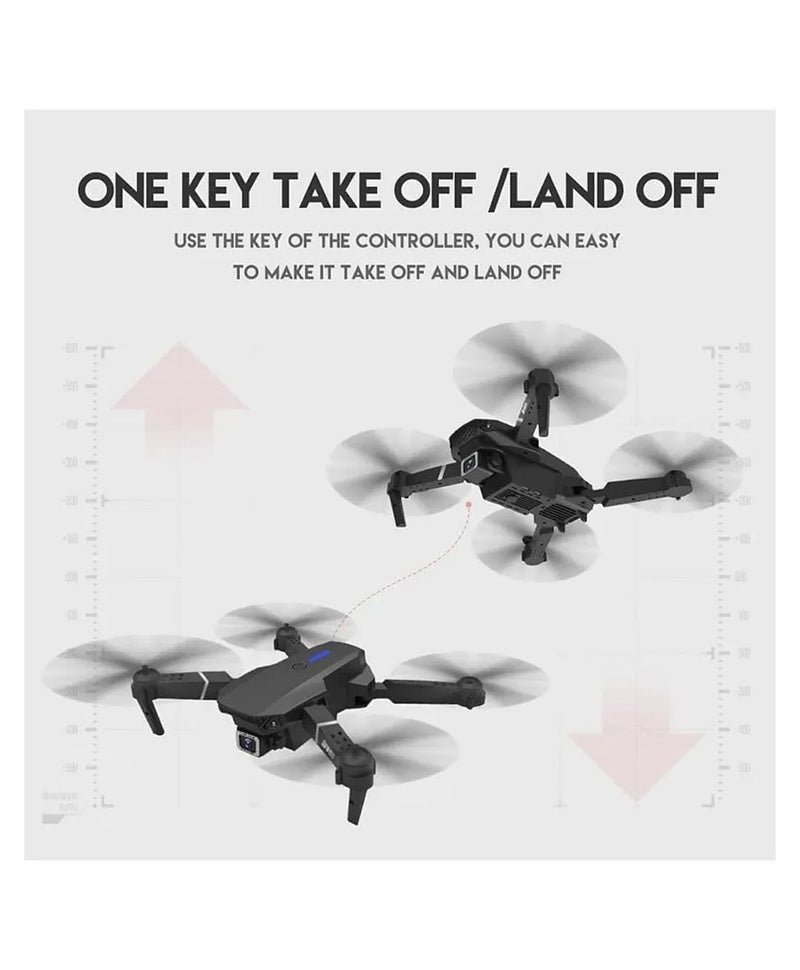 Foldable Remote Control Drone for Kids with Wide-Angle Camera 🚀📷