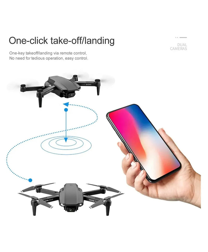 Foldable Remote Control Drone for Kids with Wide-Angle Camera 🚀📷