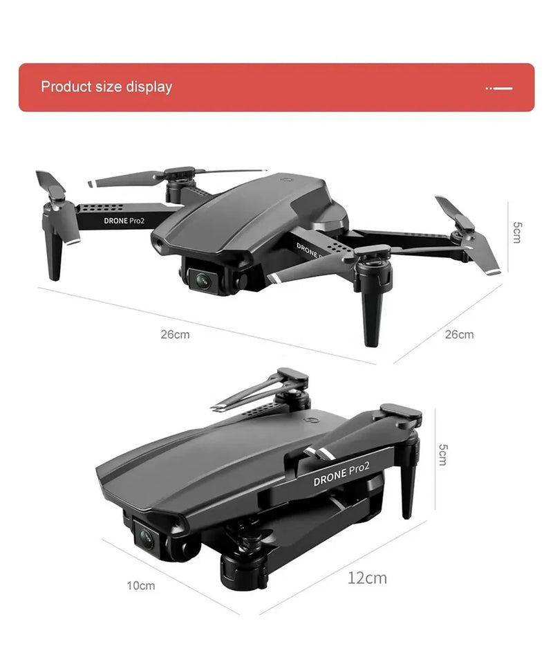 Foldable Remote Control Drone for Kids with Wide-Angle Camera 🚀📷