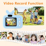 Mini Digital Kids Camera for Girls-Rabbit & Panda Cover