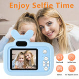 Mini Digital Kids Camera for Girls-Rabbit & Panda Cover