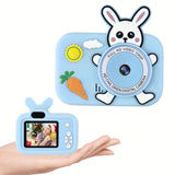 Mini Digital Kids Camera for Girls-Rabbit & Panda Cover