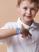 Boys Printed Dial & Rubber Strap Analogue Watch - Ben10 SkyBlue