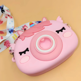 Cute Camera Shape Pop Fidget Crossbody Bag for Kids