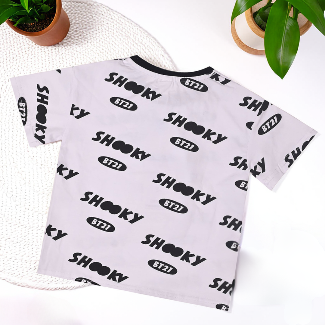 Trendy Boys' Cartoon Hero Printed Half-Sleeve T-Shirt