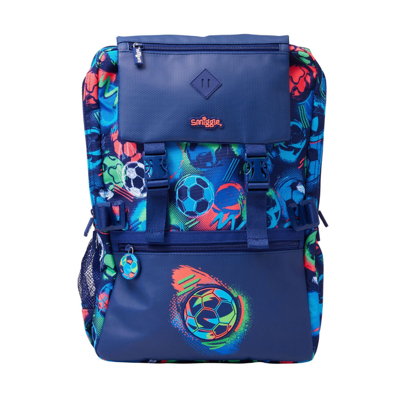 Smiggle Wild Side Foldover Backpack – Where Bold Adventures Begin! 🌈 | 22L