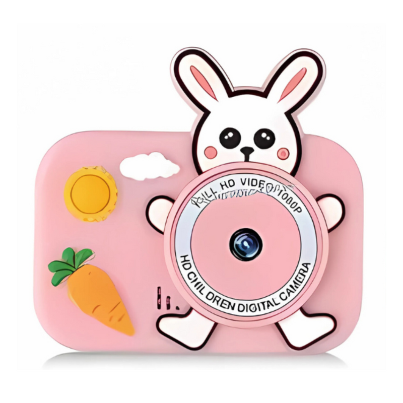 Mini Digital Kids Camera for Girls-Rabbit & Panda Cover