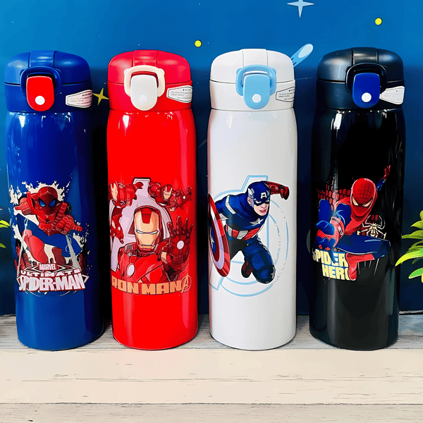 Avengers Themed Stainless Steel Water Bottle – 500ml - Pack of 1