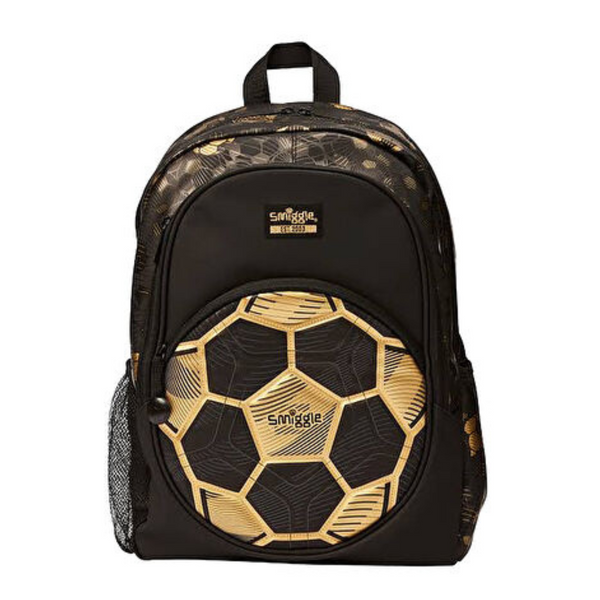 🎒⚽ Smiggle® Classic Backpack – Football Edition | Approx. 17.8L | 16.5 Inches | 3Y+ ⚽🎒
