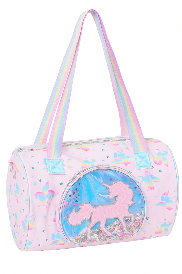 Unicorn Magic Duffle Bag for Kids – Glitter, Colors & Dreams in One | Glitter Unicorn Kids Duffle Bag – Stylish, Spacious & Full of Sparkle