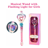 Magic Wand Toy with Light & Sound Effects – Enchanting Play Stick for Girls