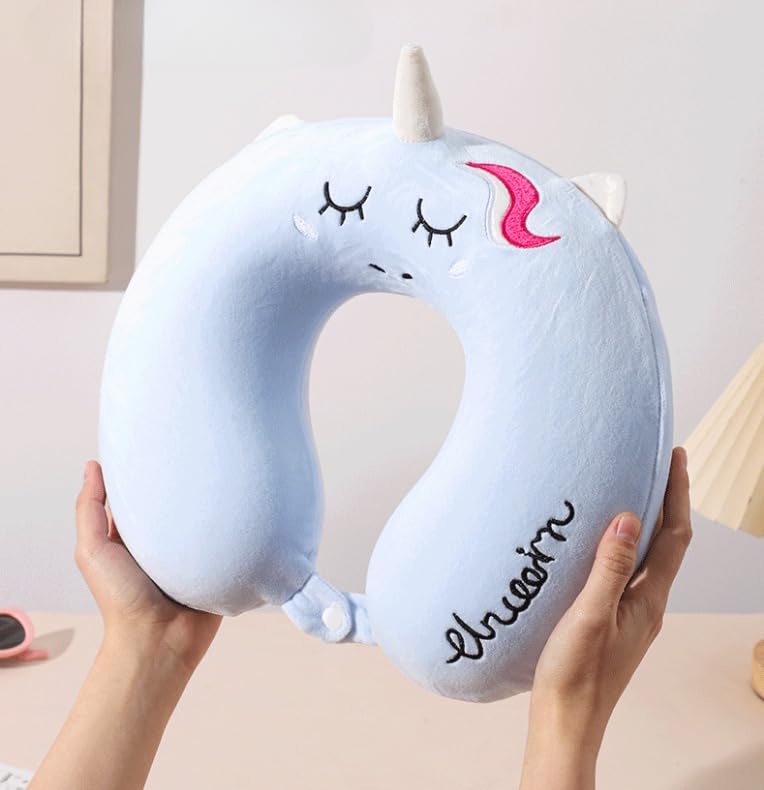 Cute & Comfy Cartoon Neck Pillows for Travel | U-Shaped Pillow Collection