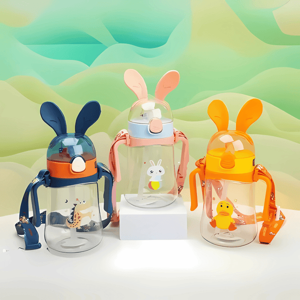 Rabbit Ear Design Kids Water Bottle - 450ml - Pack of 1