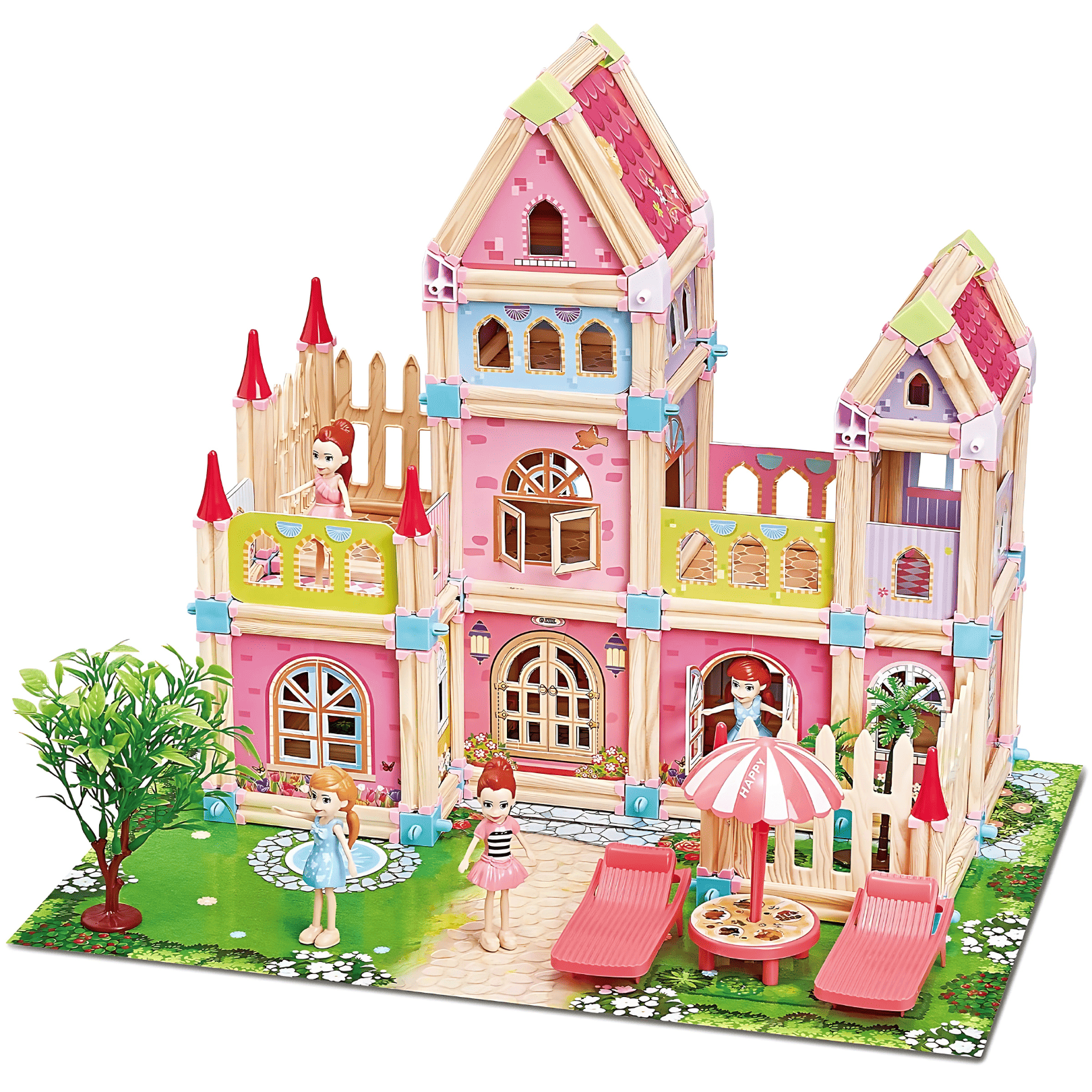 🏰 Doll Mansion – DIY My Dream House (234 Pcs Building Block Kit)