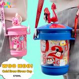 Cold Brew Straw and Stirrer Cup – Cartoon Water Bottle