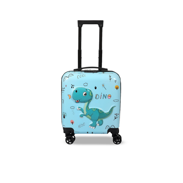 Kids Trendy Dinosaur Printed Cute Trolley Bag