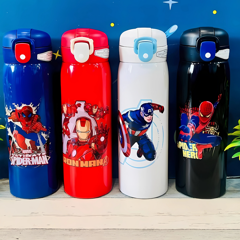 Avengers Themed Stainless Steel Water Bottle – 500ml