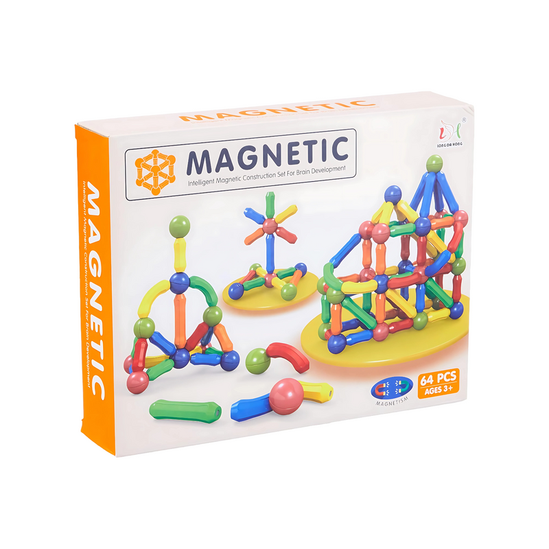 DIY Magnetic Building Sticks & Blocks Set